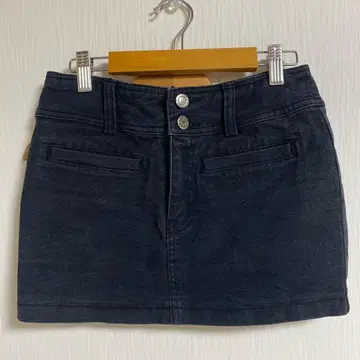 구제 의류 데님 J.J. CLUB 데님 미니 스커트 블랙 JJCLUB