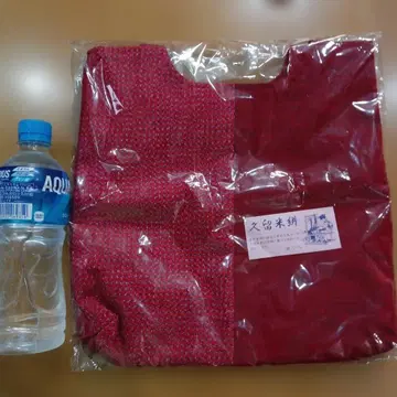 미사용 새상품 구루메가스리 빨간색 토트백