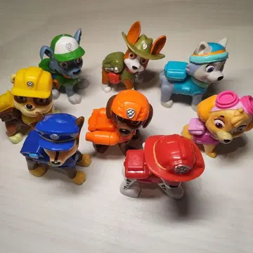 파우 패트롤 액션 피규어 8체 세트