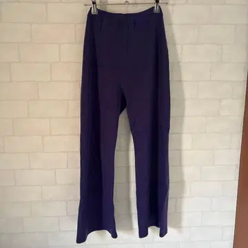 니트 플레어 팬츠