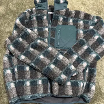 WANDERSON 체크 무늬 플리스 M