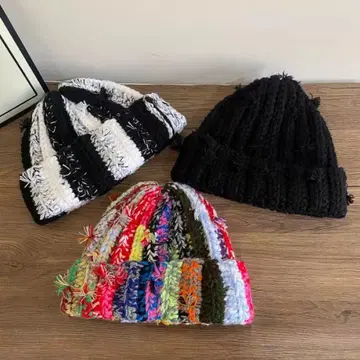 컬러풀 니트 모자