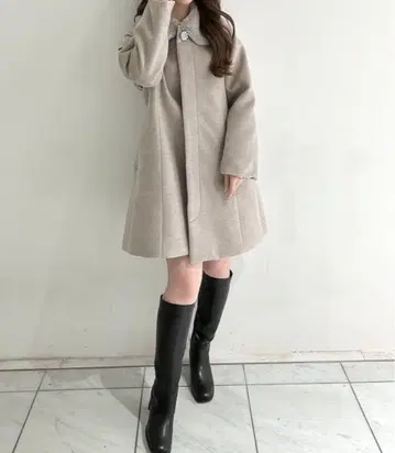 MAJESTIC LEGON 7way 퍼 x 비쥬 코트 XS 사이즈