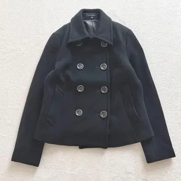 로트레아몽 피 코트 울 코트 M 사이즈 상당 블랙 숏 기장 일본제