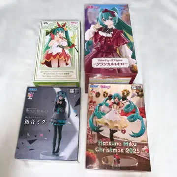 하츠네 미쿠 피규어 세트 4체