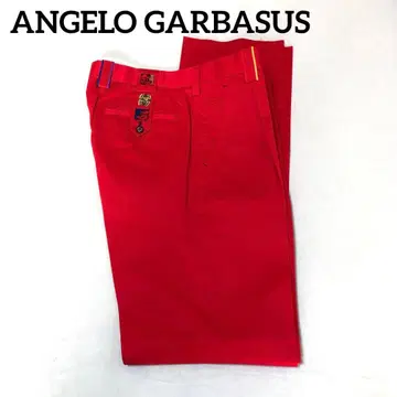 [미사용 새상품] ANGELO GARBASUS 팬츠 레드 XL