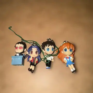 에반게리온 피규어 키링 4체 세트