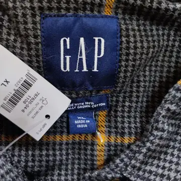 GAP 체크 무늬 플란넬 셔츠 XL
