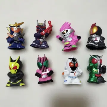 가면라이더 피규어 8체 세트