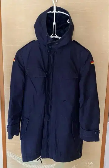 독일군 판매 네이비 밀리터리 자켓 독일 국기 부착