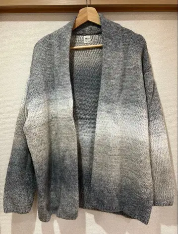 론 헤르만 그레이 그라데이션 가디건