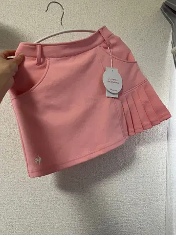 핑크 여성용 골프 스커트 S