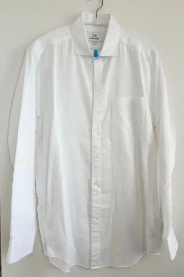CALVIN KLEIN 화이트 긴팔 와이셔츠