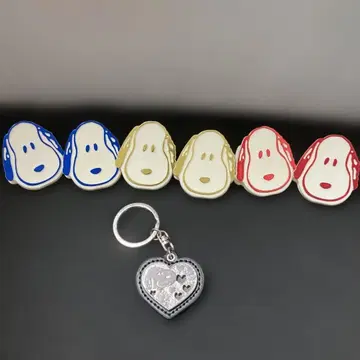 (12-39) 스누피 SNOOPY 디자인 키링 세트