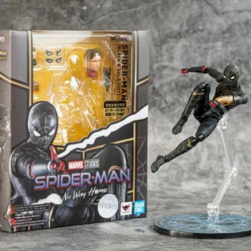 [ 미개봉 새상품 ] S.H. 피규아트 스파이더맨 블랙&골드 수트
