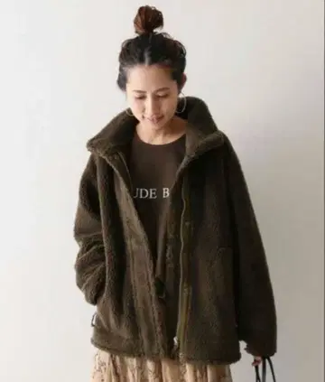 프레임워크 20AW 보아 스탠드 블루종