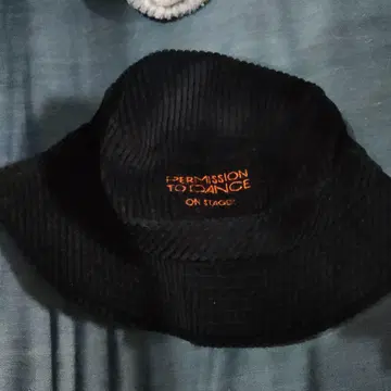 BTS 공식 굿즈 PERMISSION TO DANCE 버킷 햇 블랙