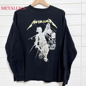 METALLICA 메탈리카 긴팔 티셔츠 롱티 블랙 XL 사이즈