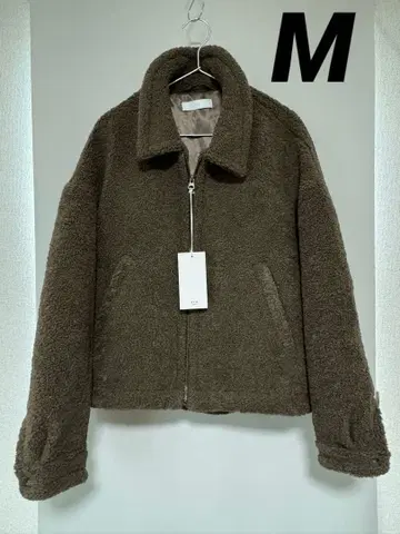 [ 새상품 ] WYM 위임 보아 자켓 M 브라운 리드롬