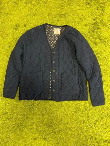 Nanea 네이비 퀼팅 자켓