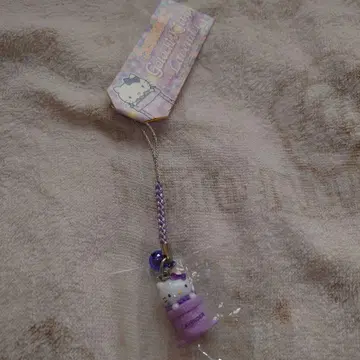 홋카이도 한정 지역 한정 키티 라벤더 키티 끈 주머니