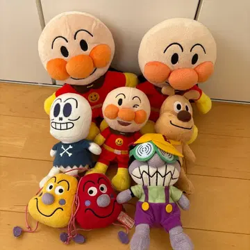 호빵맨 봉제 인형 7체 세트