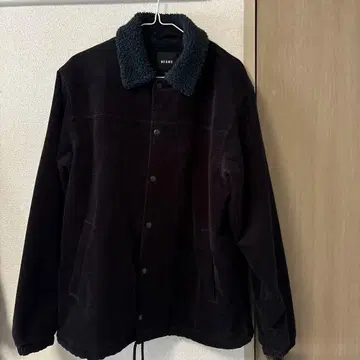 BEAMS 블랙 보아 자켓 M