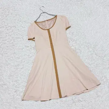 [ ef-de ] 원피스 (7) 페미닌 퍼프 슬리브 플레어 경사