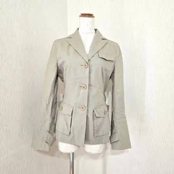 MACPHEE 일본제 코튼 자켓 베이지 겉옷 깔끔한 아우터 F