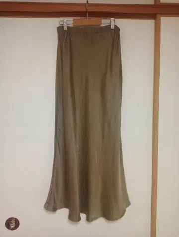 Cu/R Maxi 스커트 큐프라 레이온 맥시 스커트