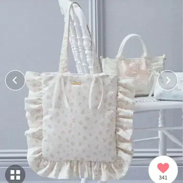 메종 드 플뢰르 프릴 토트 토트백