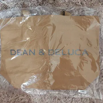 DEAN&DELUCA 홀리데이 한정판 차리티 토트백 카페오레 L