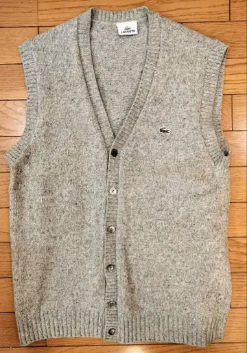 LACOSTE 그레이 가디건 사이즈 5