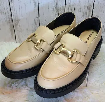 FABIO RUSCONI 비트 로퍼 볼륨 밑창 24cm