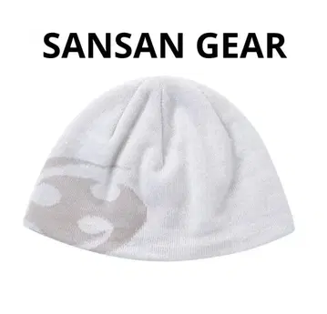 SANSANGEAR 산산기어 니트 모자 비니 화이트 레어 컬러