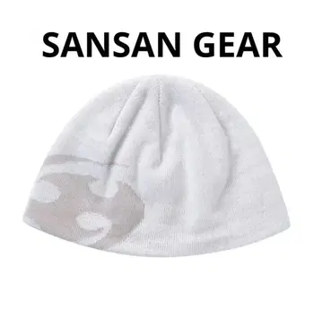 SANSANGEAR 산산기어 니트 모자 비니 화이트 레어 컬러