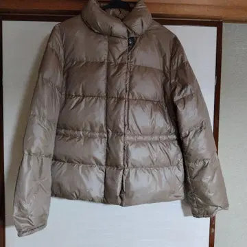 TRANS WORK 베이지 다운 자켓 40