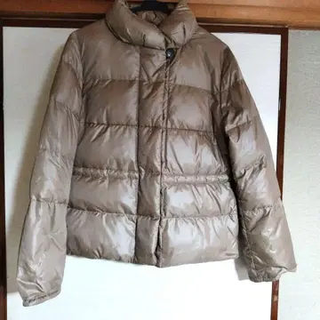 TRANS WORK 베이지 다운 자켓 40