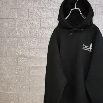 기업 로고 빈티지 구제 의류 후드 맨투맨 블랙 L 속기모
