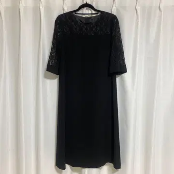 2 [ 새상품 11호 ] 도쿄 소와르 포멀 소매 플라워 레이스 원피스