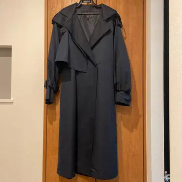 RUIRUE BOUTIQUE 다크 블루 트렌치코트