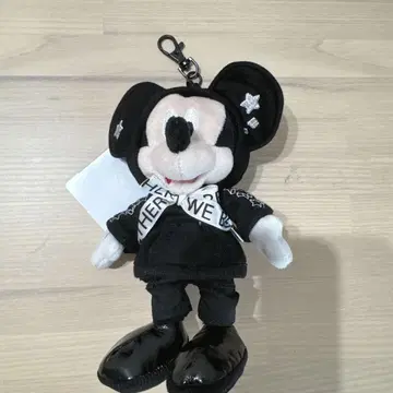 미키 봉제 인형 키링 키체인 Black style