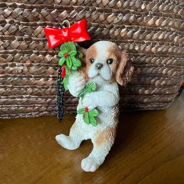 캐벌리어 크리스마스 오너먼트 피규어