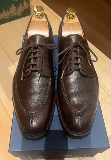 JOE WORKS camel 가죽 sprit toe derby