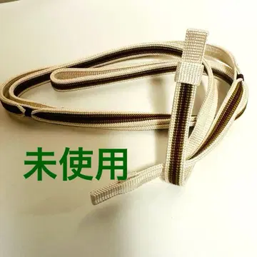 [ 미사용 ] 일본제 오샤레용 허리띠 순수 실크 길이 163