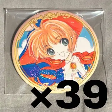 카드캡터 사쿠라 CLAMP전 키노모토 사쿠라 캔뱃지 원화