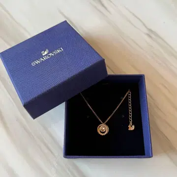 Swarovski 핑크 골드 목걸이
