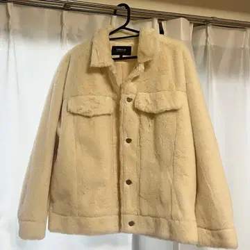 컴시즘 인조 모피 블루종