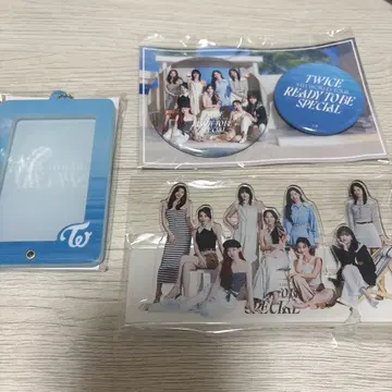 TWICE 트레이딩 카드 케이스 배지 ready to be special