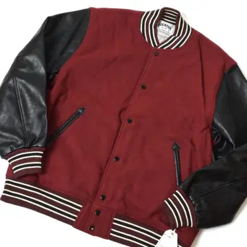 미사용 HOUSTON 휴스턴 멜톤 바시티 자켓 XXL 충전솜